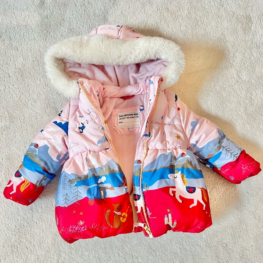 Kids Puff Coat size 9-12 months
